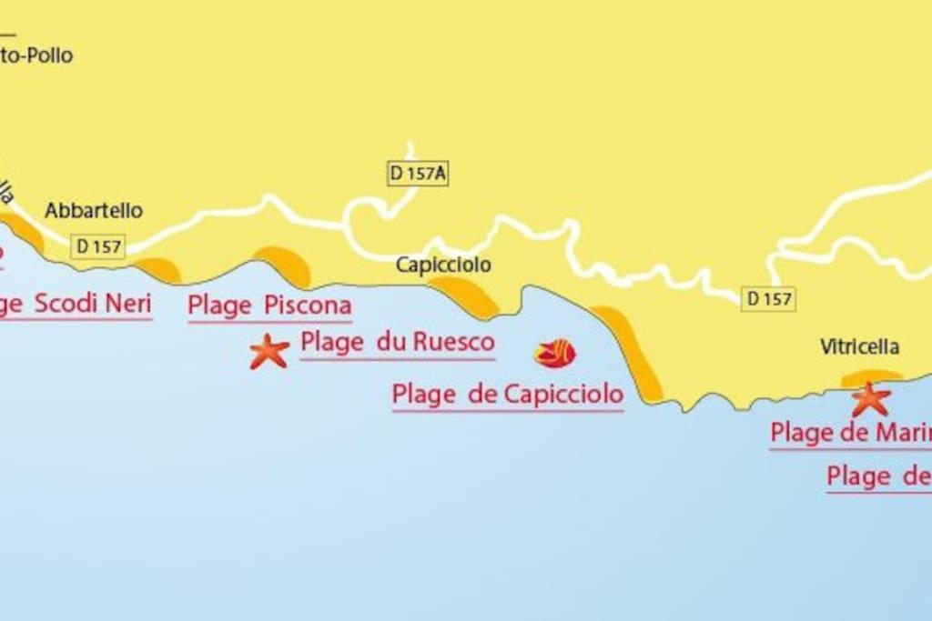 Villas Valinco San Martinu Corse Du Sud - Vue Et Proche Mer - Piscines-7 Chambres Olmeto  Zewnętrze zdjęcie